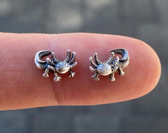 Axolotl (set) Casting. Sterling Silver