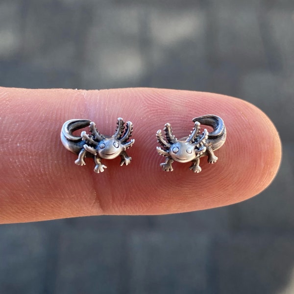 Axolotl (set) Casting. Sterling Silver