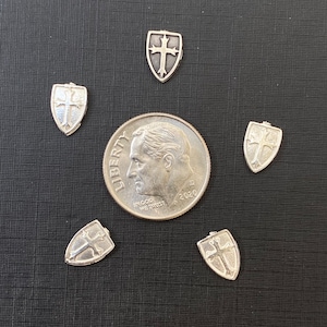 Small Shield. Sterling Silver Casting
