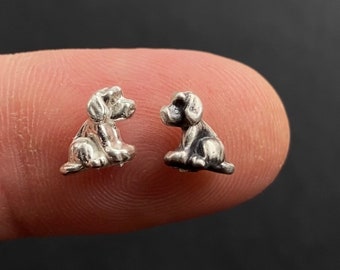 Dog Casting Sterling Silber