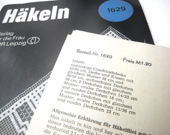 Häkelanleitung, Filethäkeln, DDR