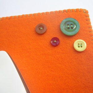 Mousepad with buttons, orange / green image 2