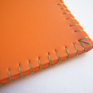 Mousepad mit Knöpfen, orange / grün Bild 4