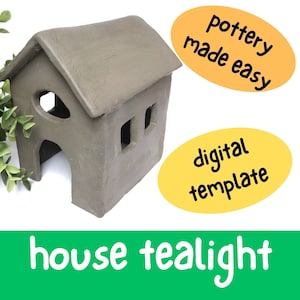 House Tea-light Holder - Print Slab Template - Video Tutorial