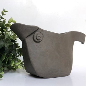 Ceramic Bird Gravy Jug Template