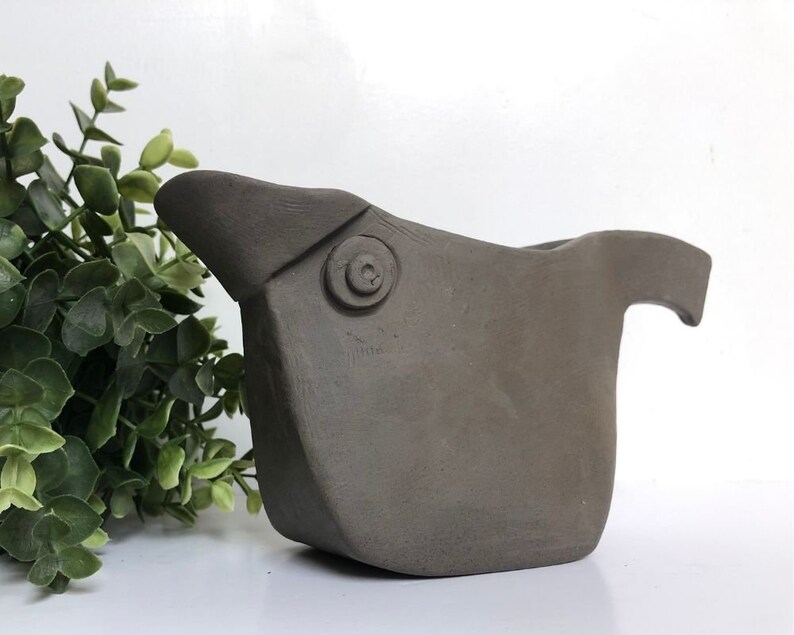 Ceramic Bird Gravy Jug Template