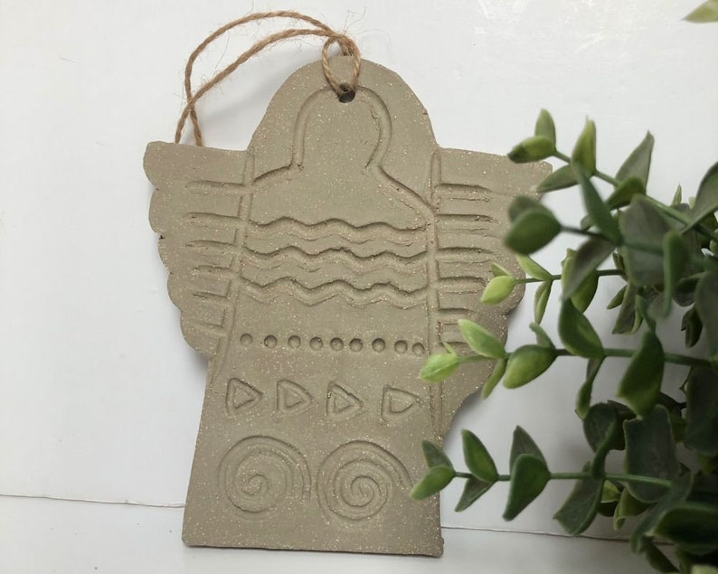 Ceramic Angels Trio Design Tutorial. Easy Slab Pottery Template Project image 8