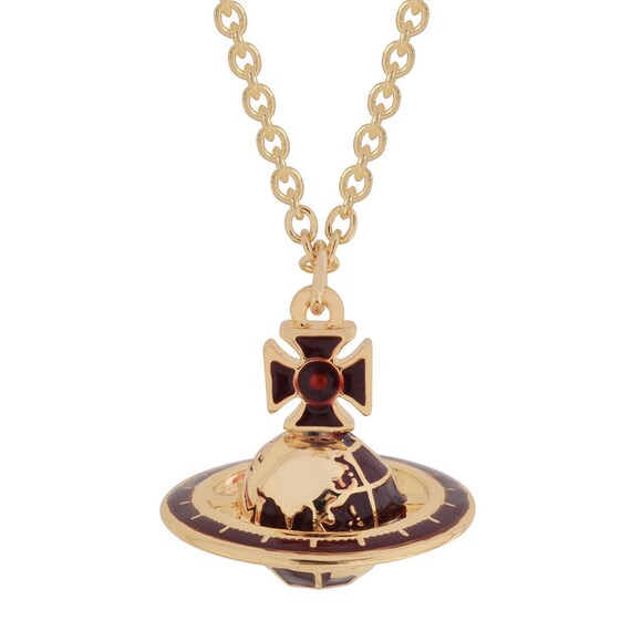 VivienneWestwood Earth Globe Orb Pendant