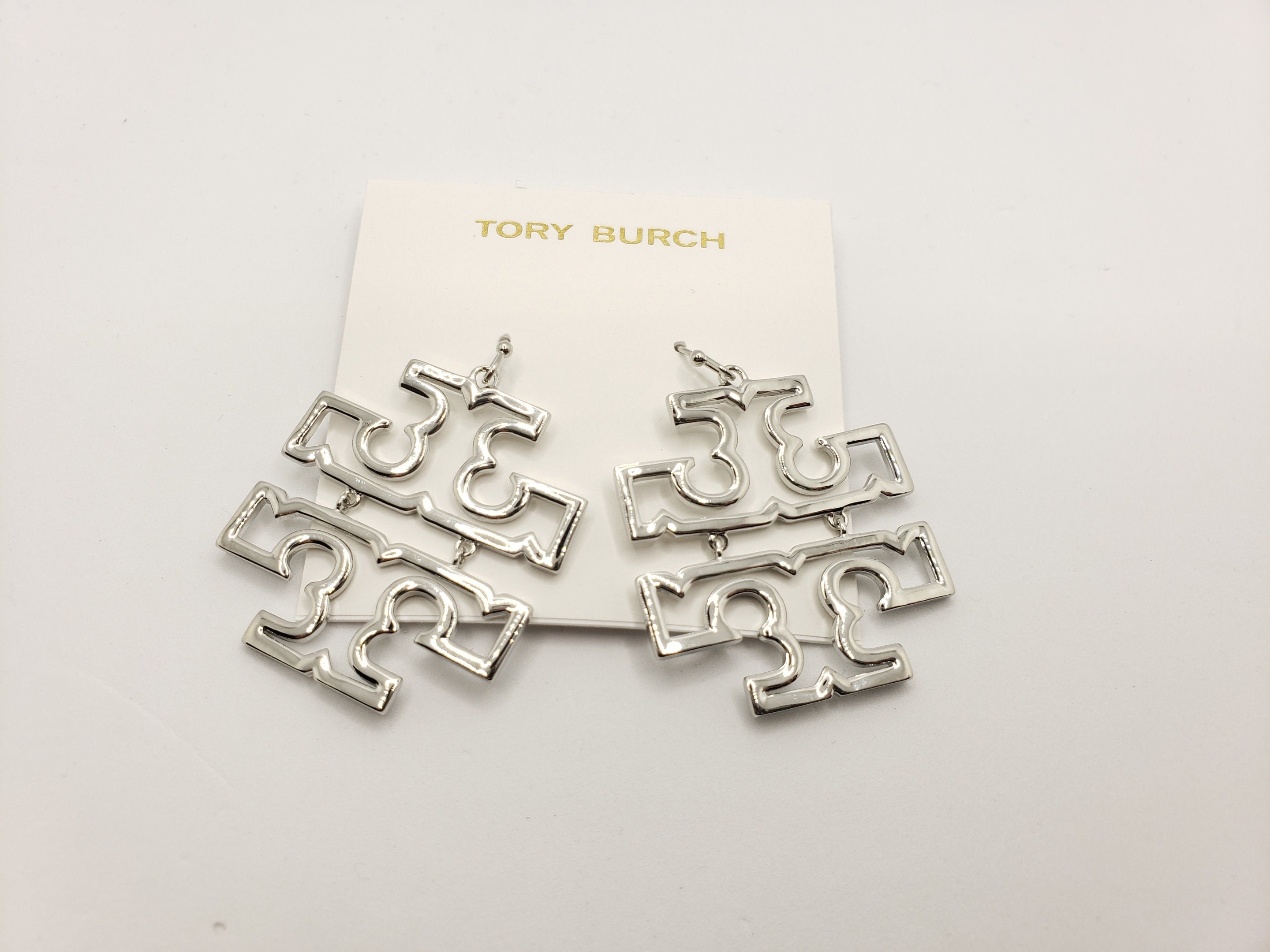  Tory Burch Women's Britten Logo Stud Earrings (Gold