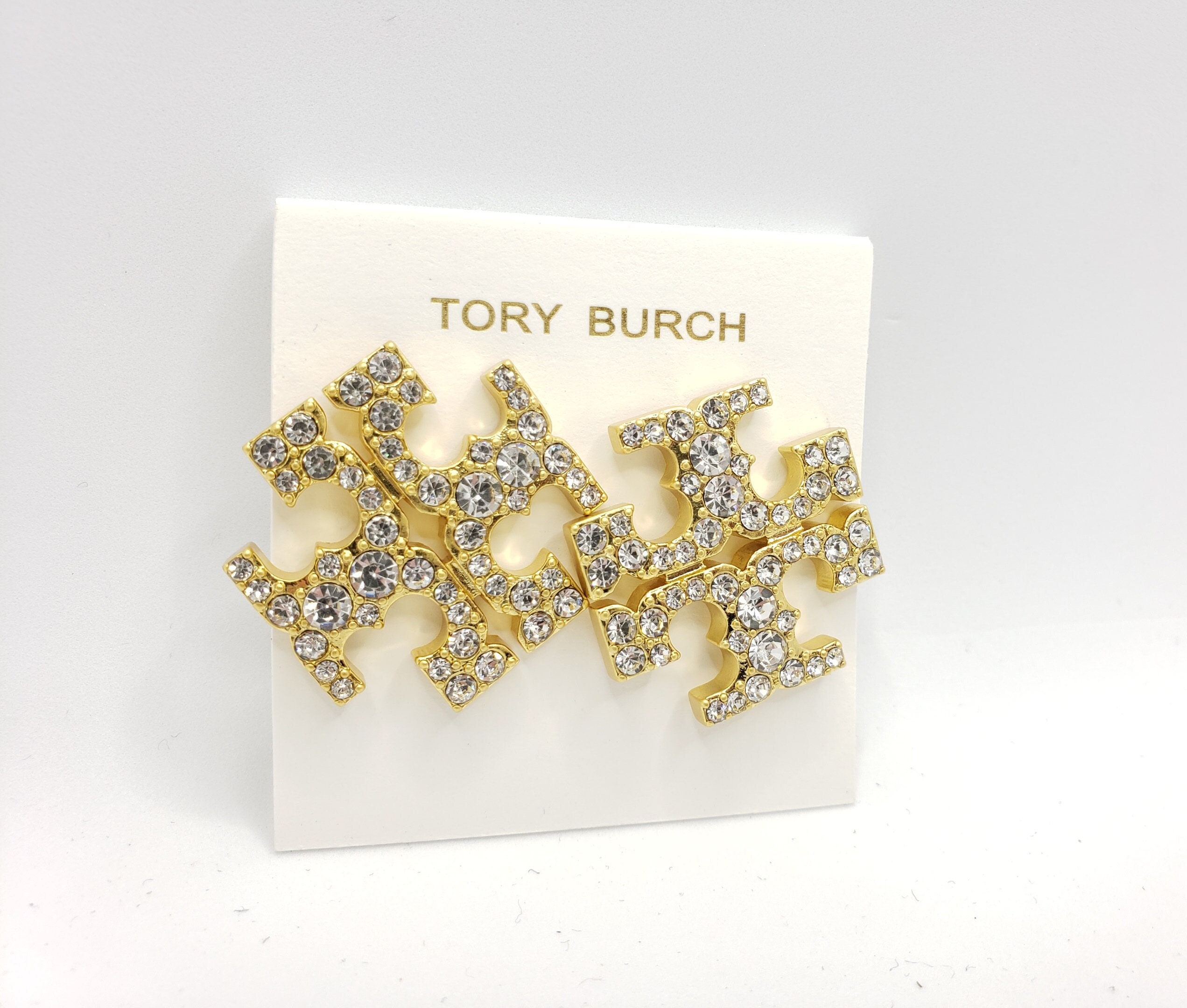 Tory Burch Kira Clover Drop Earrings in Tory Gold