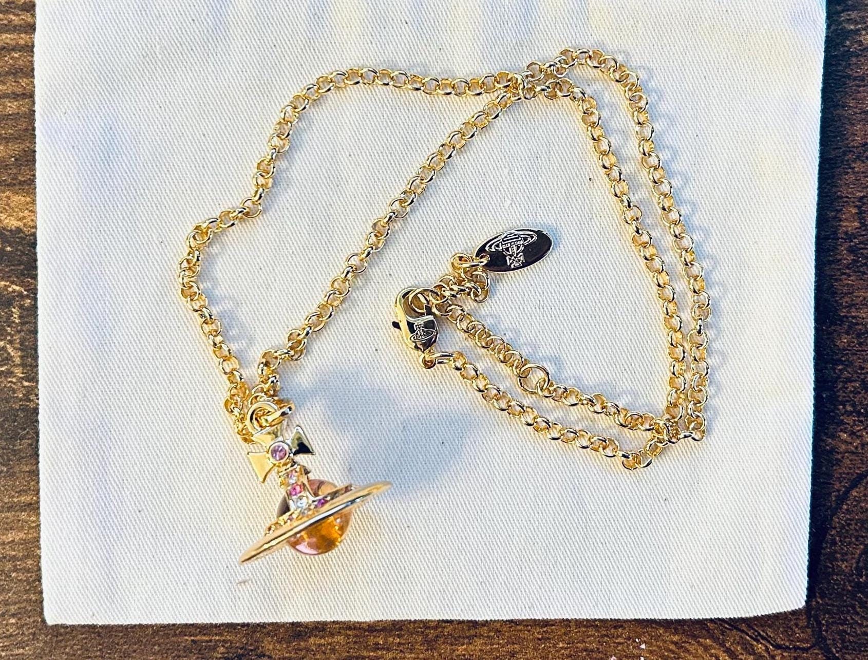 Vivienne Westwood Mini Orb Necklace - Etsy Vivienne Westwood Mini Orb Necklace - Etsy