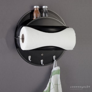 Rock-And-Roller, paper towel holder made from vinyl records