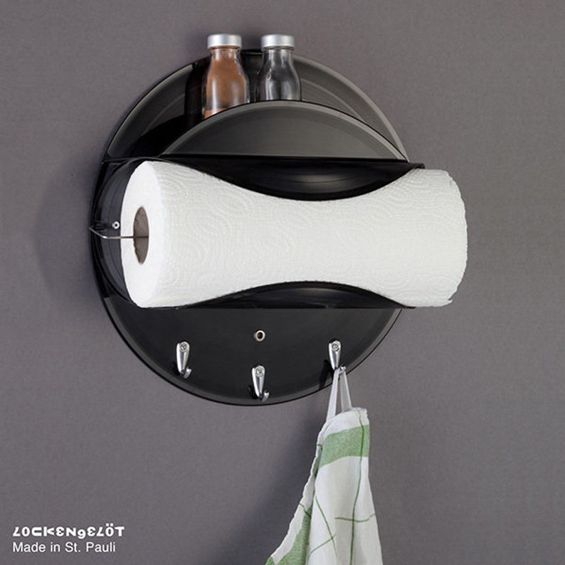 Rock-And-Roller, paper towel holder made from vinyl records image 1