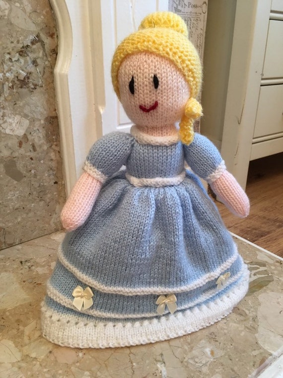 knitted cinderella topsy turvy doll