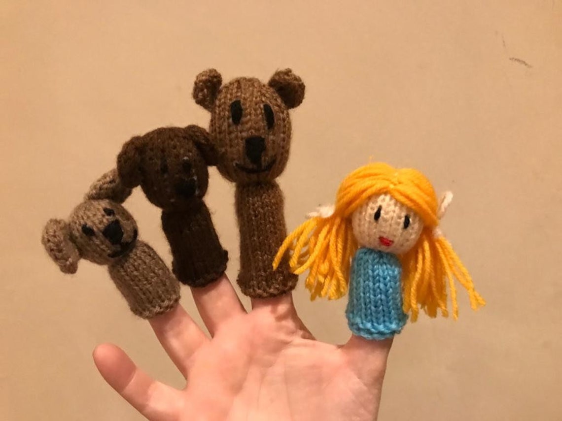 Fairy Tale Finger Puppets KNITTING PATTERN Etsy