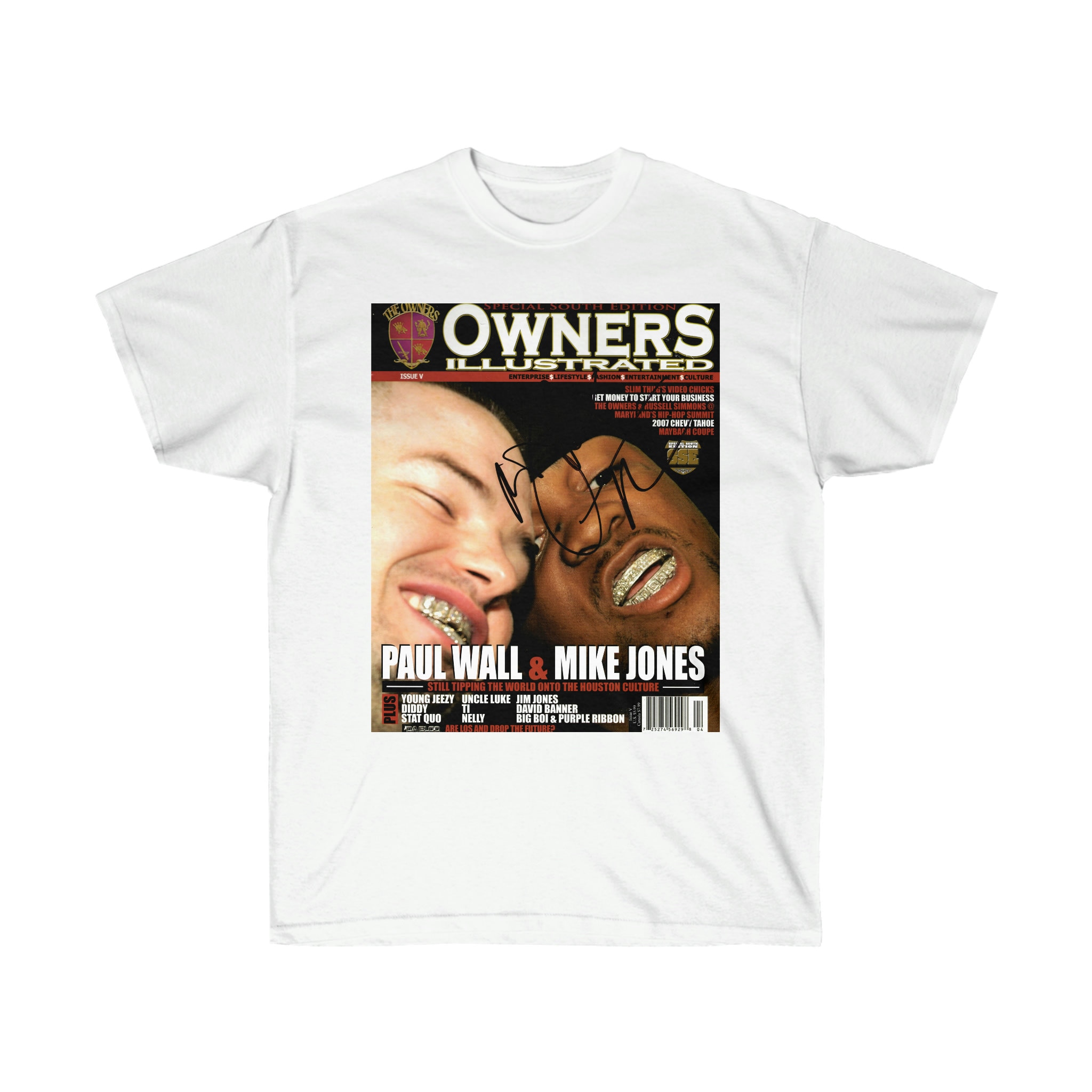 Paul Wall and Mike Jones Signed Tee Unisex Ultra Cotton Tee - Etsy