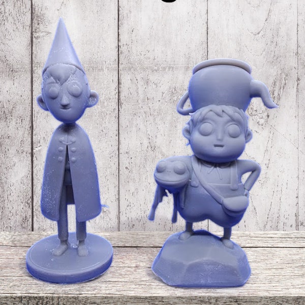Over the Garden Wall Wirt & Greg 3 Inches Statue Figurine - High Quality Resin 3D print Autumn Decoration Fan Art Decor "Tome of the Unknown
