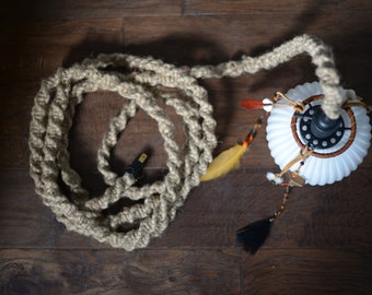Macrame Pendant Swag Light