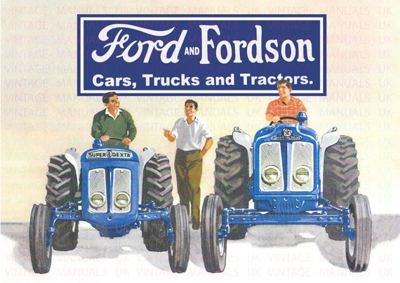 Fordson Major Tractor A3 - 3 for 2 offer Poster