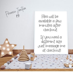 Since Little Hands Touch Our Floor Sign With Green and Gold Floral ...