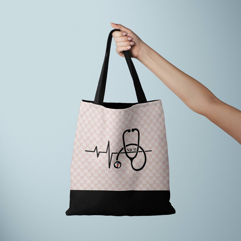 NICU Nurse Work Bag NICU Nurse Gift Rainbow Print Preemie Etsy