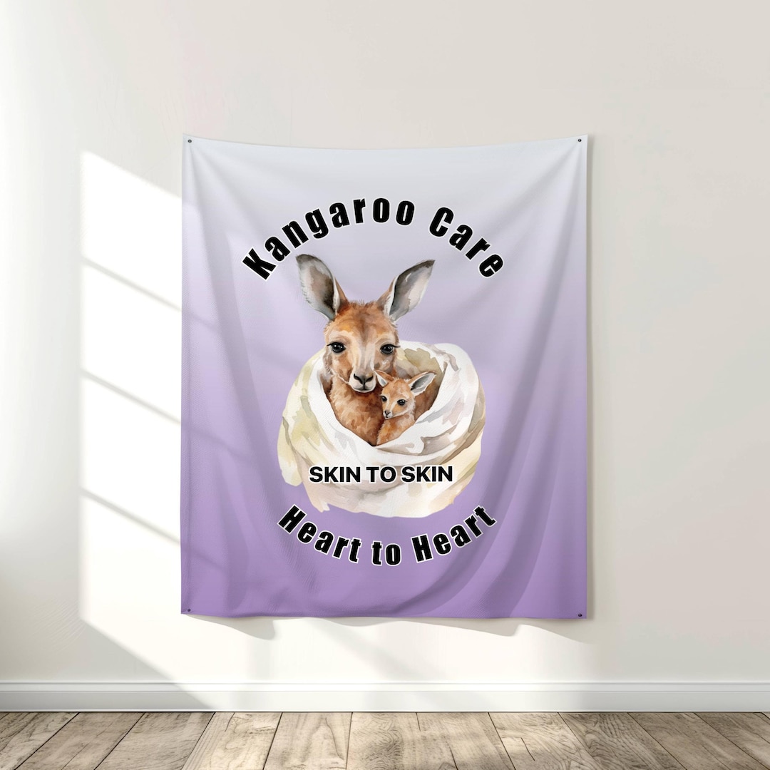 NICU Wall Tapestry, Kangaroo Care Week, Kangaroo- A- Thon, Preemie ...