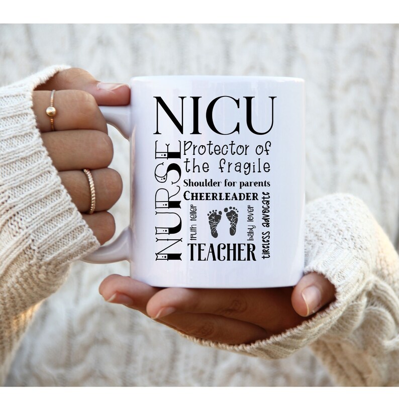 NICU Nurse Mug NICU Nurse Gift Thank you gift Mug Neonatal Etsy