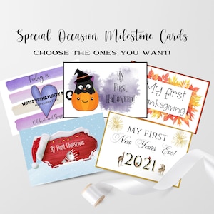 Cartes d’étape prématurées pour les occasions spéciales, cartes d’étape de l’USIN, cartes d’étape de vacances, choisissez les vôtres !, imprimables, FICHIER NUMÉRIQUE