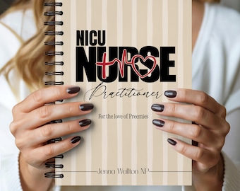 Personalized Nurse Practitioner Journal, NP School Journal, Acceptance Gift, Graduation Gift, Work Notebook