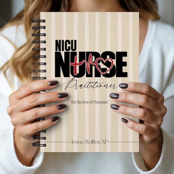 Personalized Nurse Practitioner Journal, NP School Journal, Acceptance Gift, Graduation Gift, Work Notebook