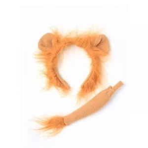 Lion Ears And Tail Dress Up Set Fancy dress childrens  party