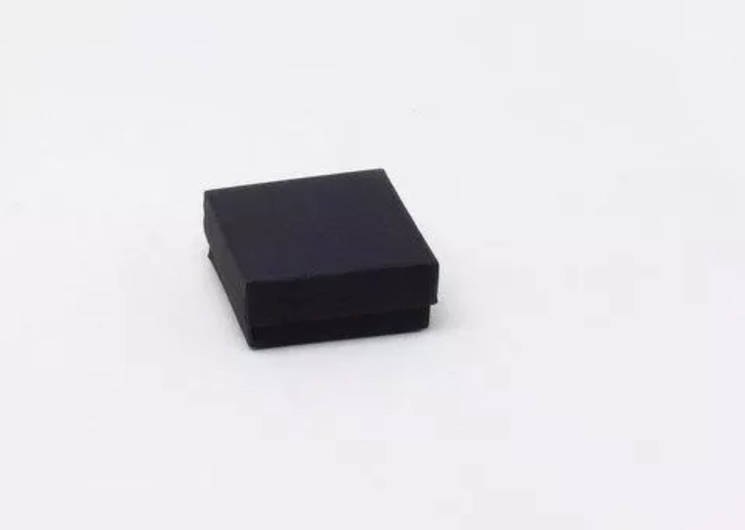 50 Ring Box. 5x5x2cm Black Ring Box Jewellery Box Recyclable - Etsy
