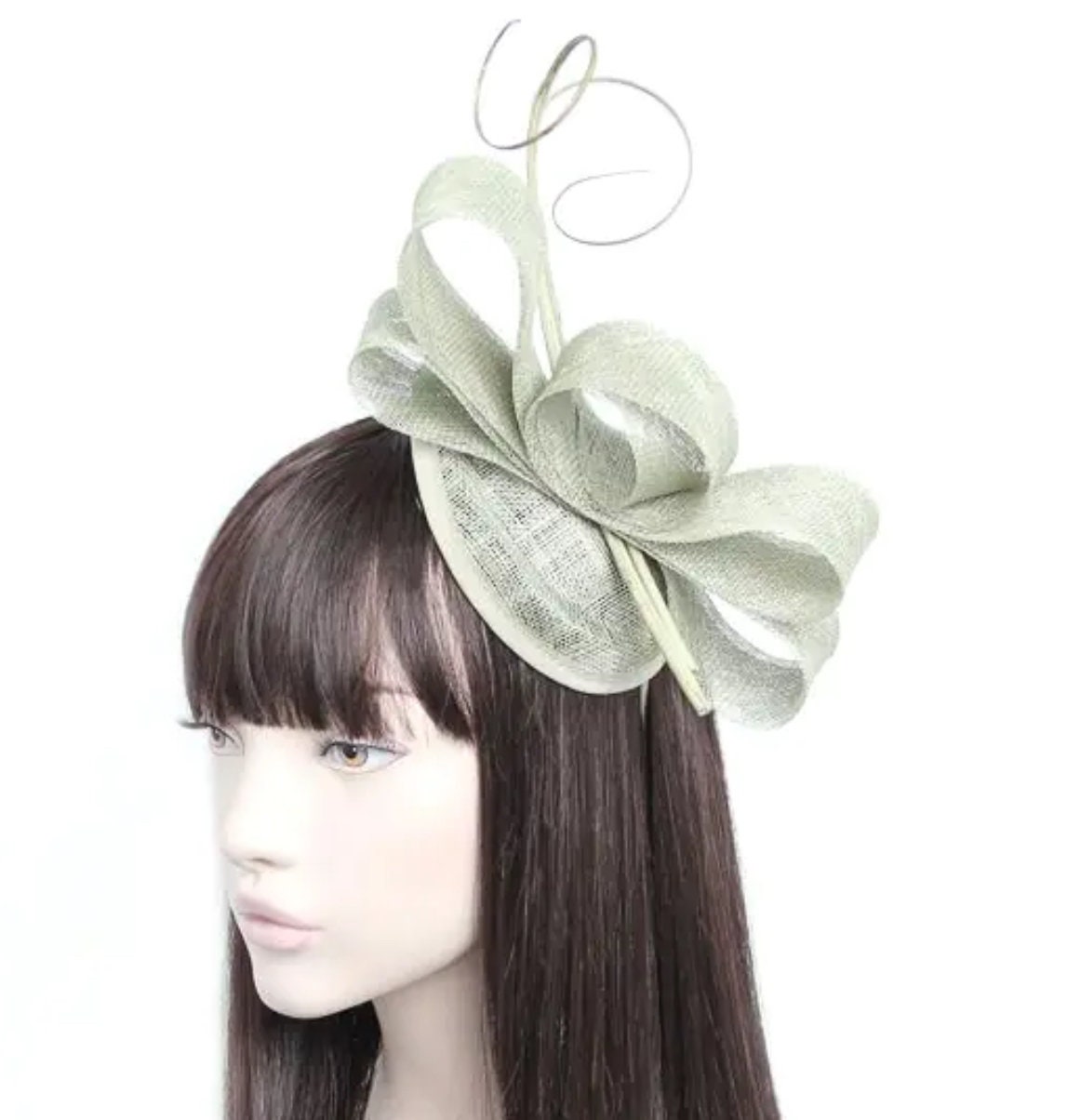 Sage Green Fascinator on Alice Band Kentucky Derby Ascot Etsy Australia