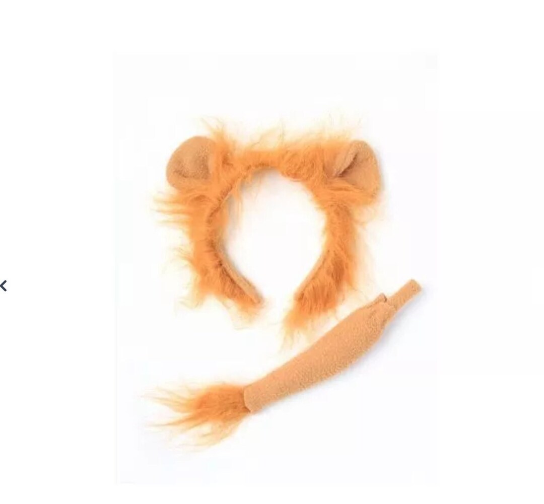 Lion Ears and Tail Dress up Set Fancy Dress Childrens Party - Etsy UK