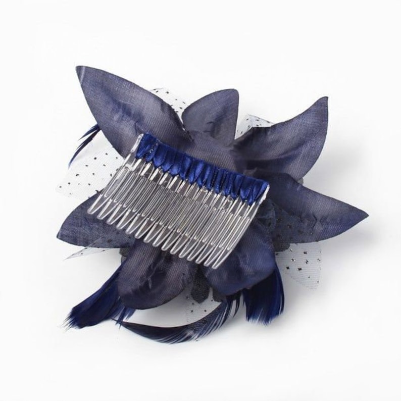 Fascinator Damen Fascinator Damen Fascinator Damen Fascinator Damen Fascinator Damen Fascinator Fascinator blau Bild 9