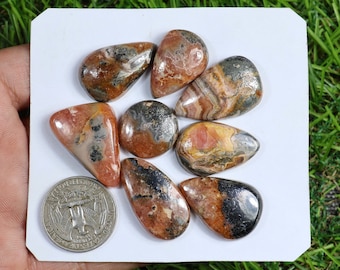 Amazing Rhodochrosite Gemstone, 8 Pieces 250 Carat, Natural Rhodochrosite Stone, Rhodochrosite Marcasite Mix Stone, Tiny Rhodochrosite Lot