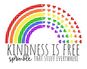 Download Kindness Is Free Svg Etsy