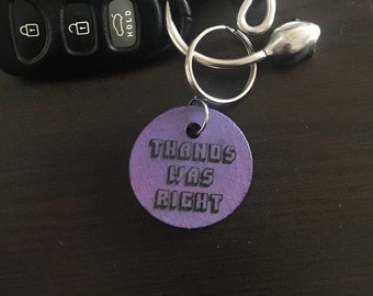 Thanos Was Right Etsy - 