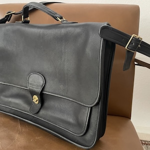 Free US Ship Vintage Genuine Coach 5180 Metropolitan Leather