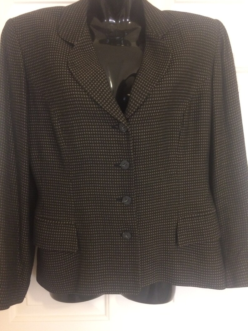 top jacket Free ship Vintage size 6 Due Per Due blazer