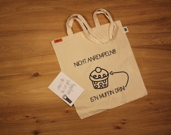 Borsa di iuta "Muffin"Jute/bag/bag/cotton bag/cotton bag/shopping bag/jute bag/fabric bag/fabric bag/gift