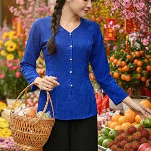 Premade Ba ba thun no pants(Southern Vietnamese shirt) | ba ba for Lunar New Year 2026