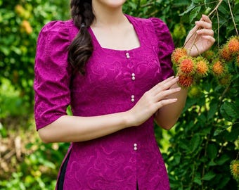 Premade Ba ba thun no pants(Southern Vietnamese shirt) | ba ba for Lunar New Year 2026