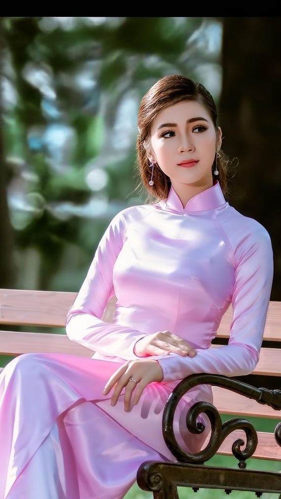 Vietnamese Traditional Ao Dai for Women, Ao Dai for Girls Vietnamese Traditional Ao Dai for Women, Ao Dai for Girls