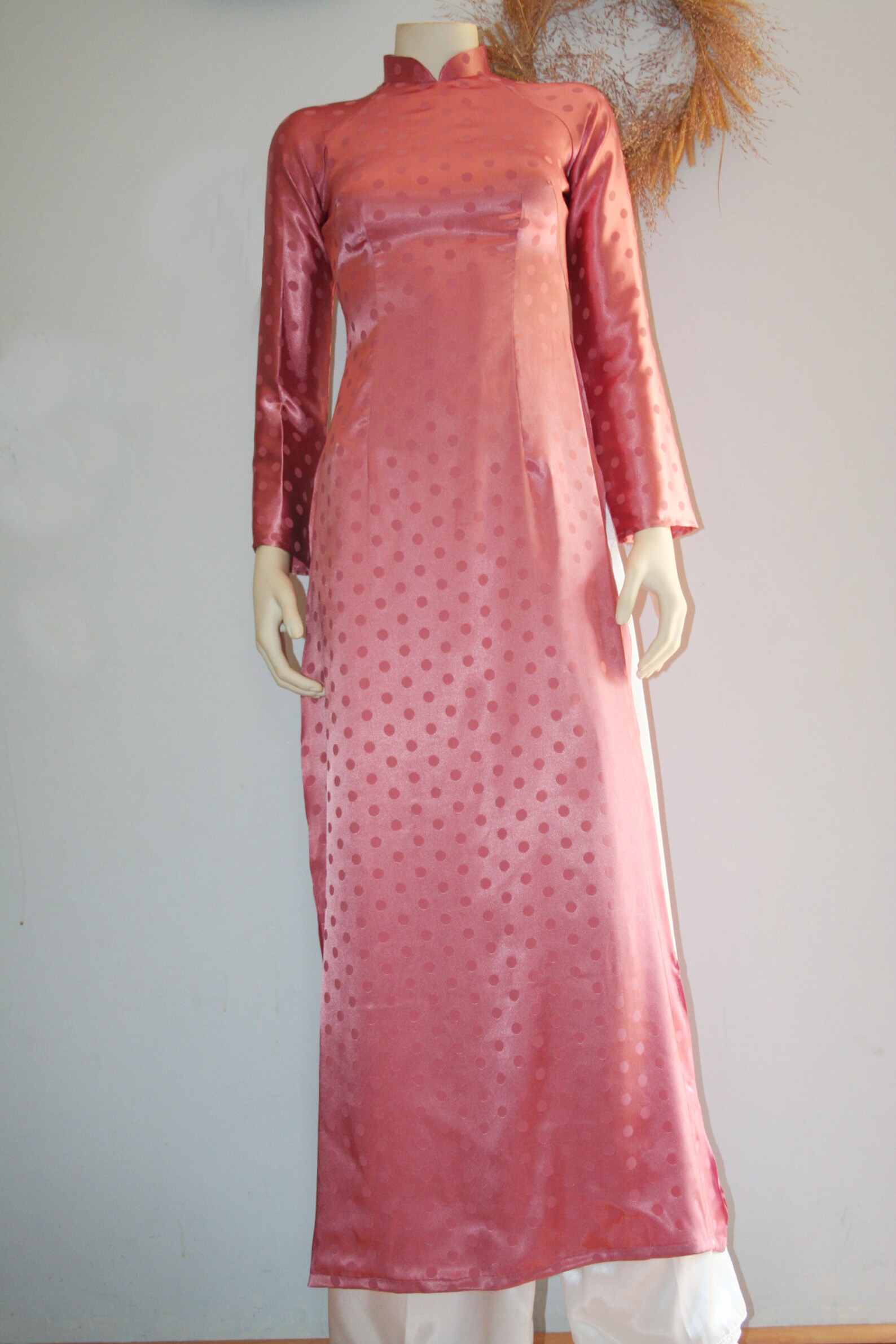 vietnamese silk robe