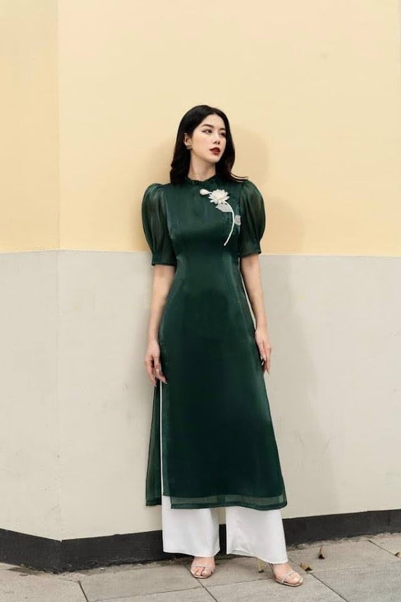 Buy SALE: Vietnamese Dress ao Dai 4 Layers No Pantsready to Ship Online in  India 