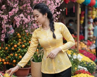Áo bà ba  (Southern Vietnamese shirt with pants)|ba ba Gam for women|girl | dress only