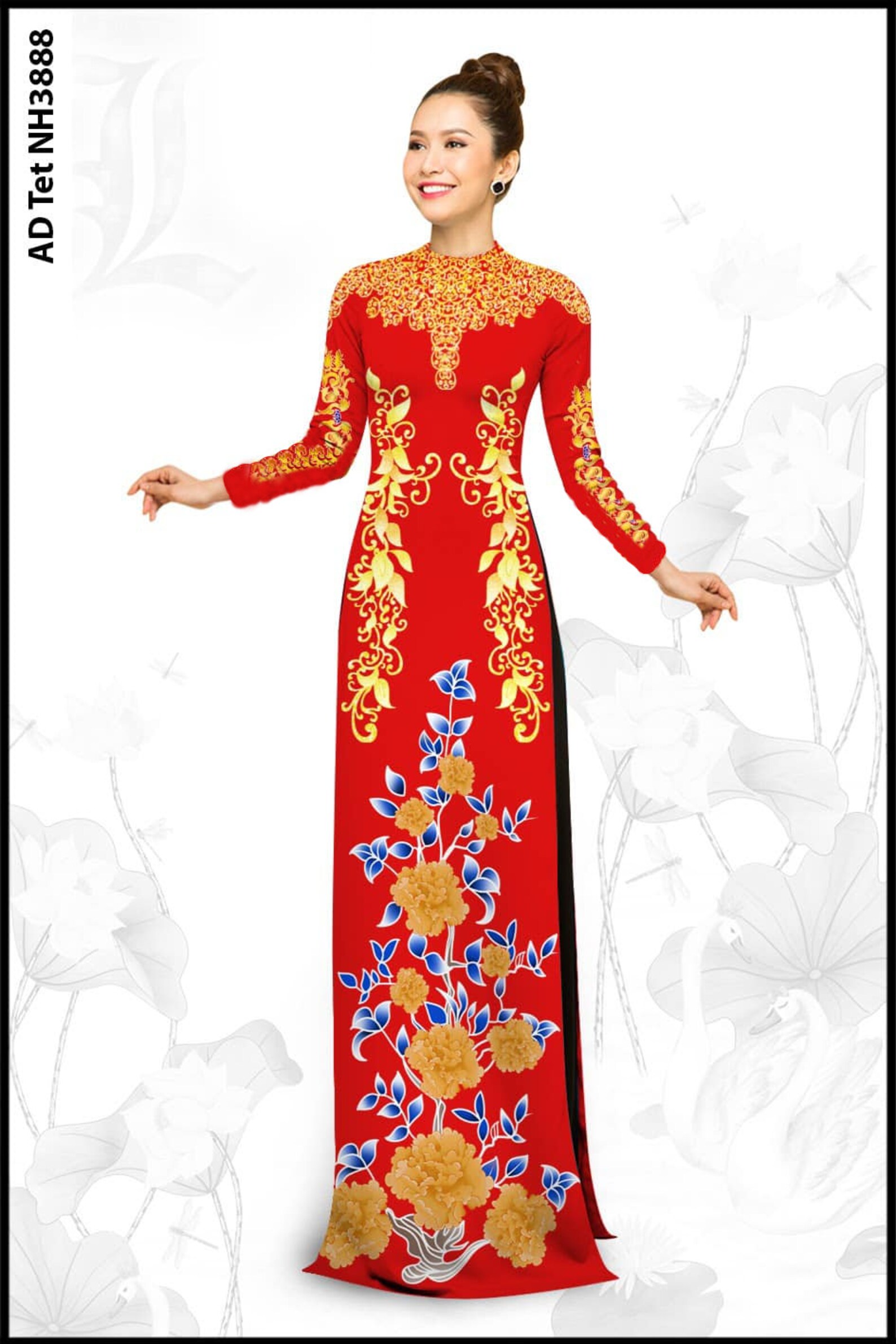 vietnamese silk robe