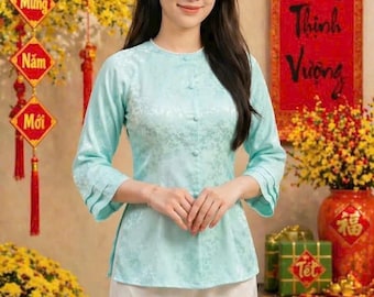 Áo bà ba  (Southern Vietnamese shirt with pants)|ba ba Gam for women|girl | dress only