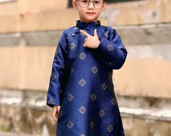 Ao Dai Lunar New Year 2026| Vietnamese dress children and teen boy aodai (áo dài bé trai, thieu nien)| family set